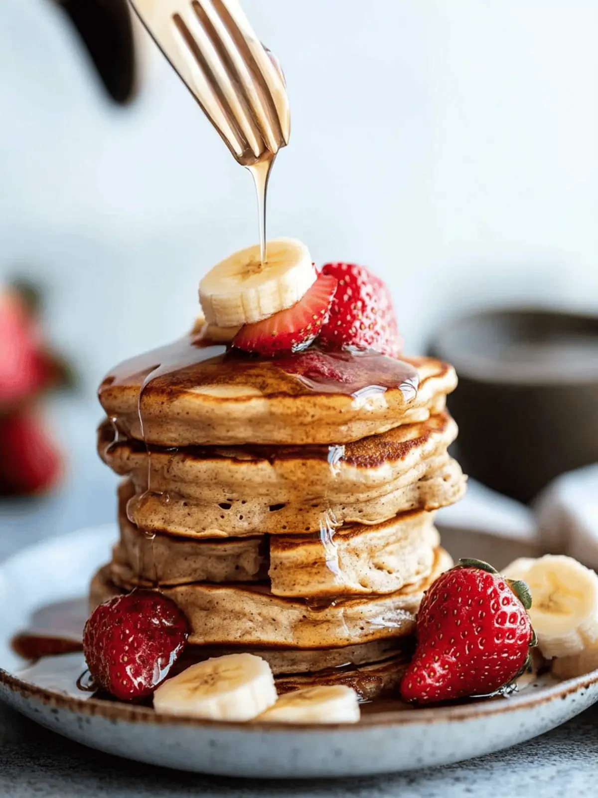 The Perfect Strawberry Banana Pancake Recipe