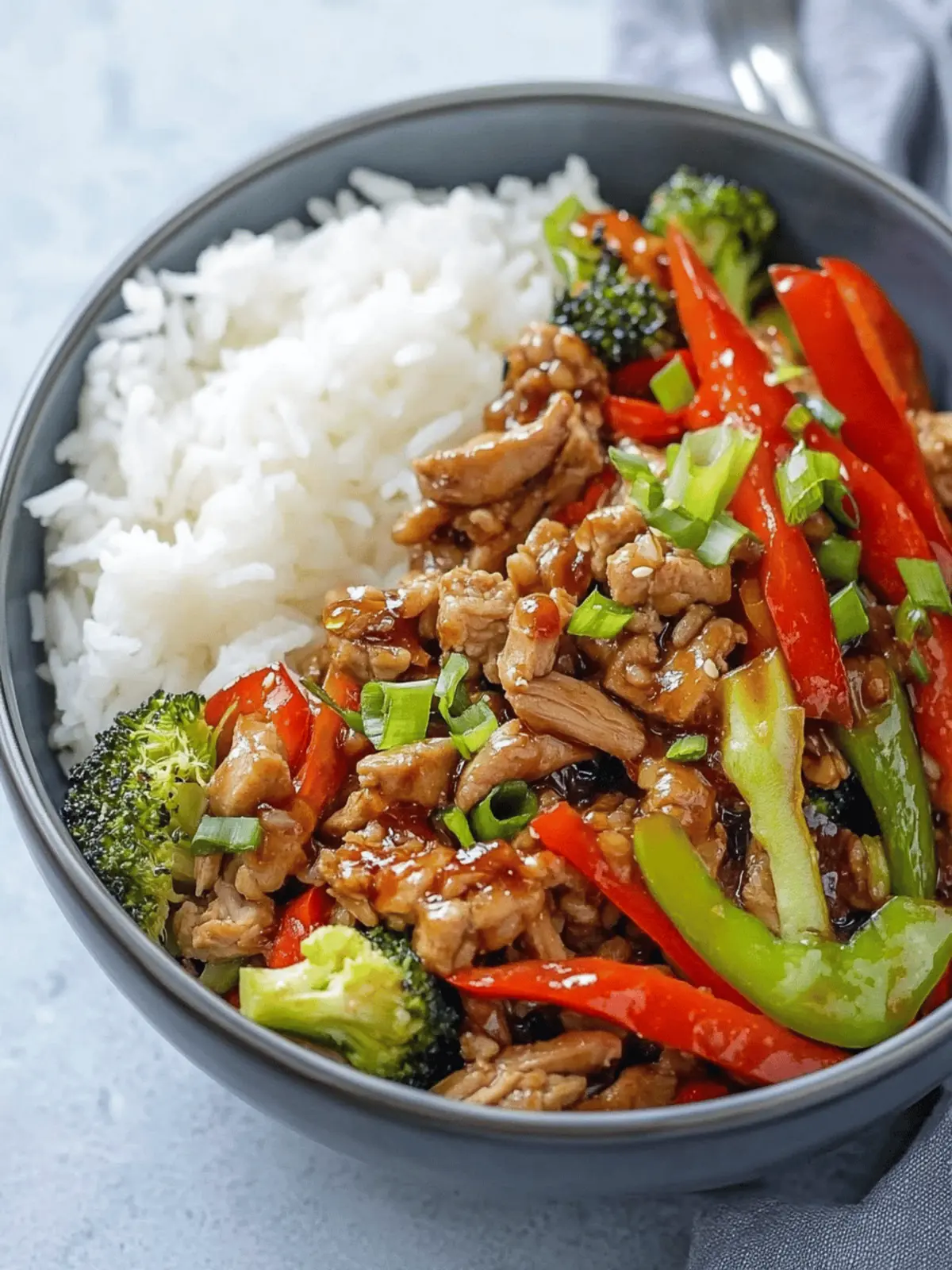 Easy Turkey Teriyaki Rice Bowl