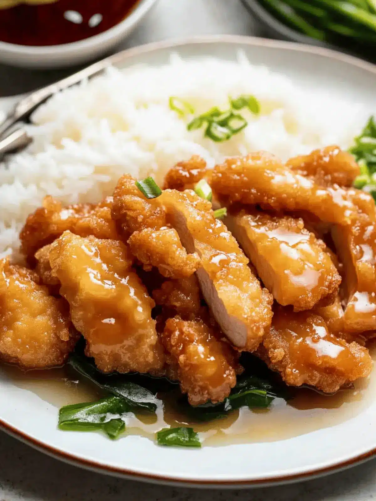 Crispy Chinese Lemon Chicken
