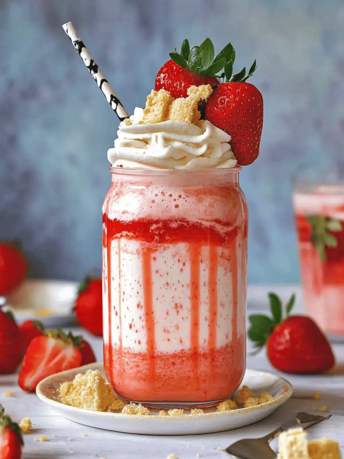 Strawberry Cheesecake Milkshake