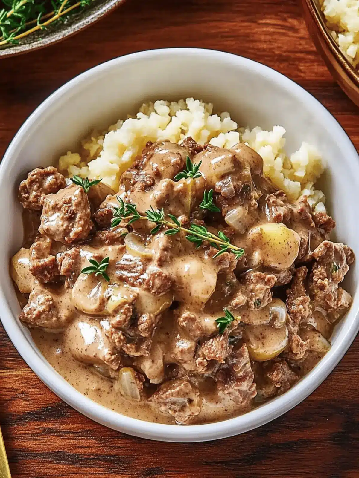 Keto Beef Stroganoff