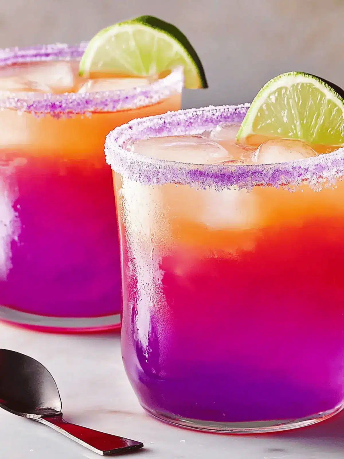 Color-Changing Margaritas