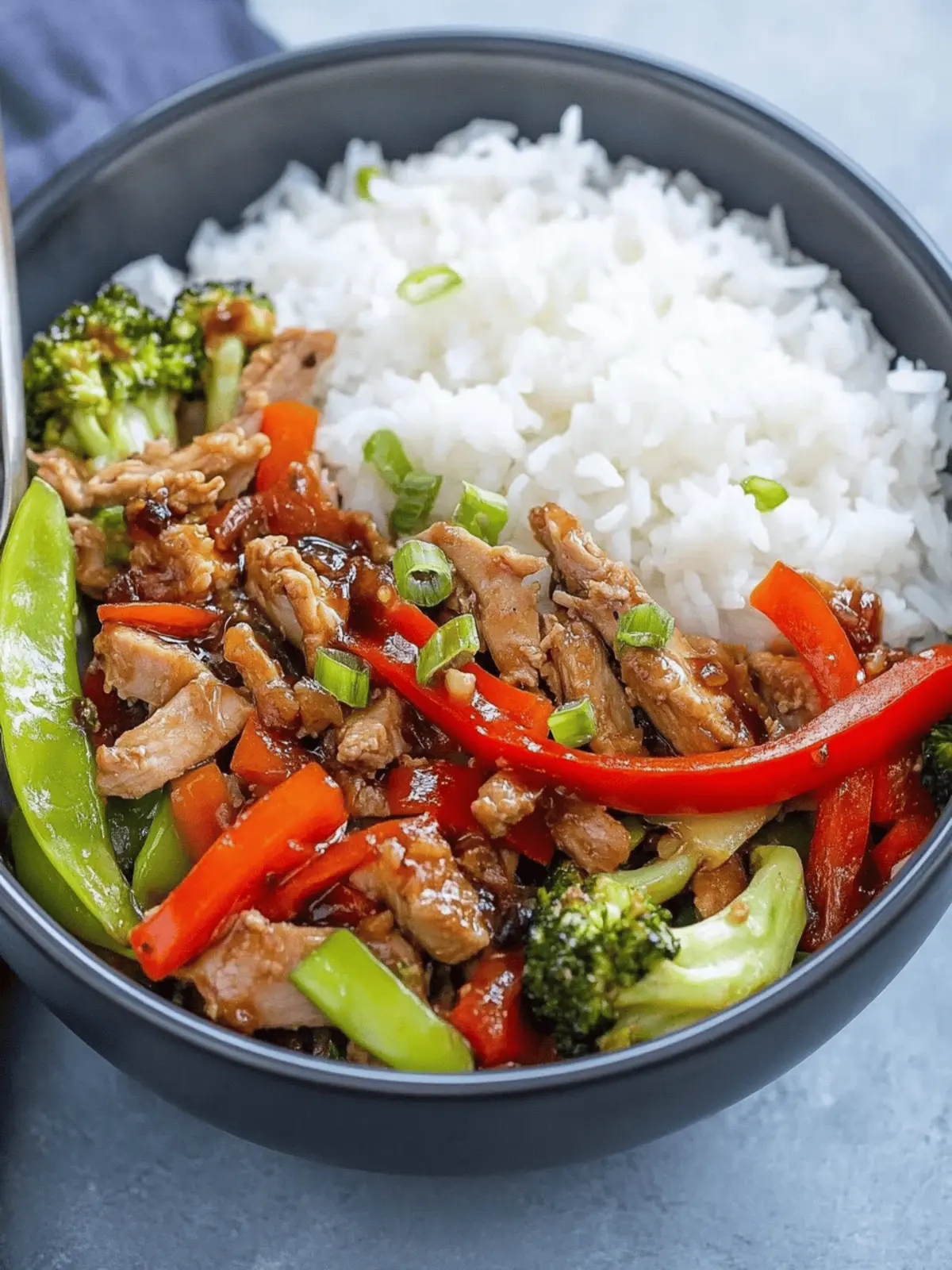 Easy Turkey Teriyaki Rice Bowl