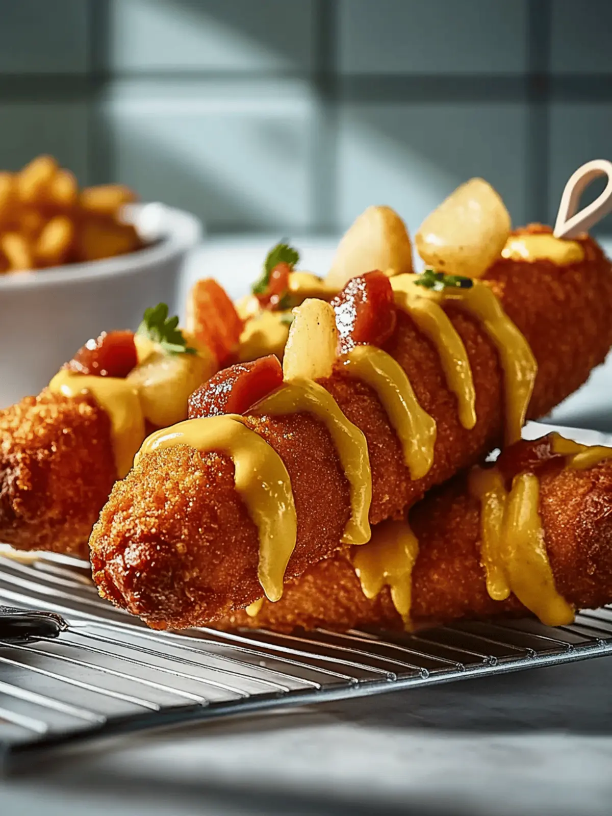Delicious Corn Dogs: The Ultimate Homemade Fair Treat 3 Corn Dog