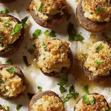 Boursin-Stuffed Mushrooms