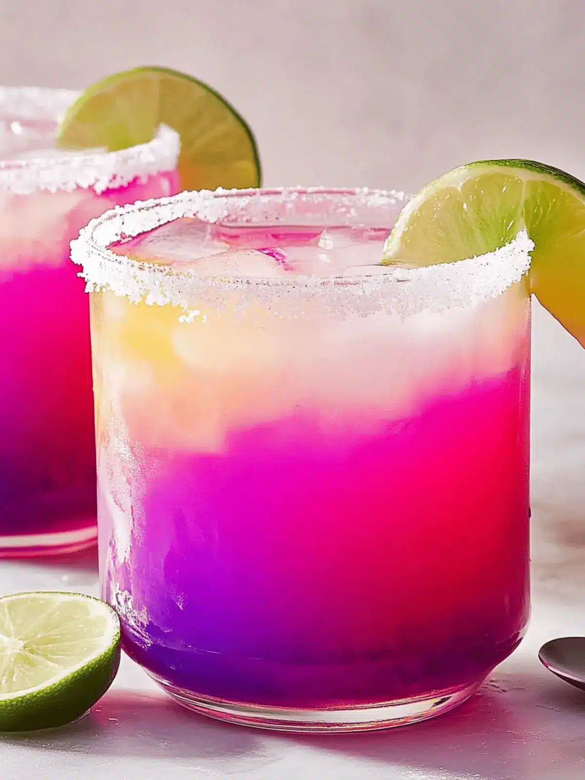 Color-Changing Margaritas