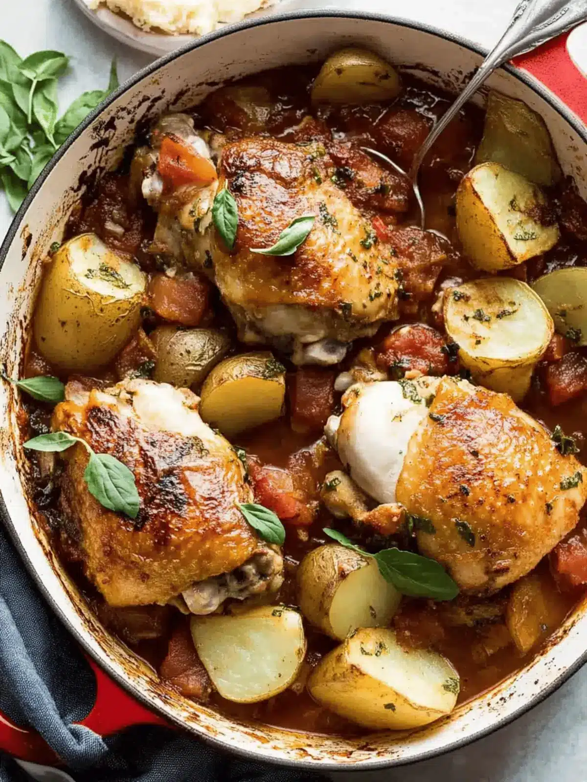 Baked Italian Chicken with Potatoes