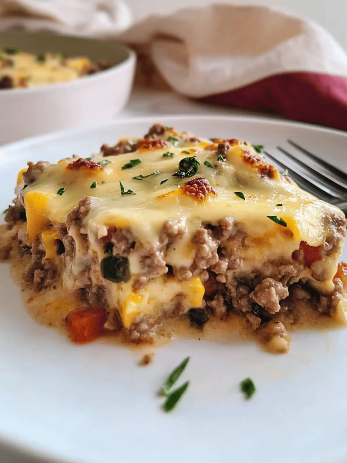 KETO PHILLY CHEESESTEAK CASSEROLE