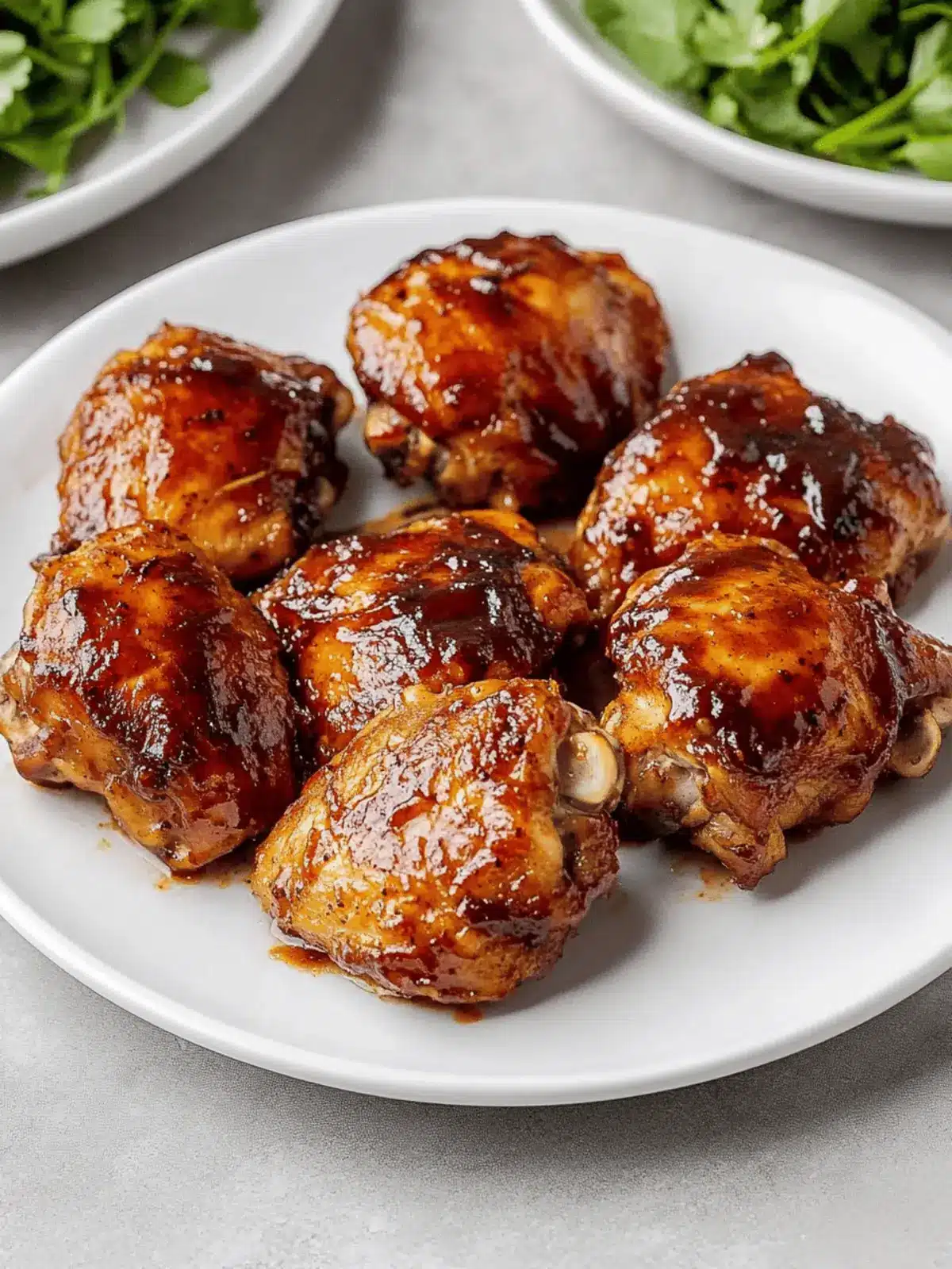 Air Fryer BBQ Chicken Thighs