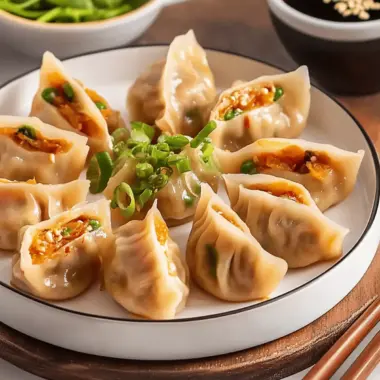 Kimchi Mandu (Korean Kimchi Dumplings)