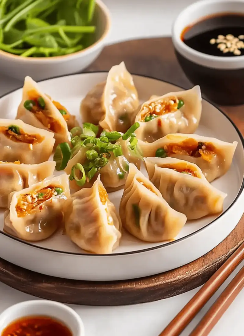 Perfectly Spicy Kimchi Mandu: Homemade Korean Delights 1 Kimchi Mandu (Korean Kimchi Dumplings)