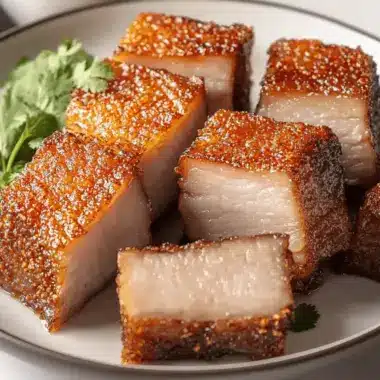 Air Fryer Crispy Pork Belly