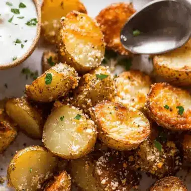 Crispy Roasted Parmesan Potatoes