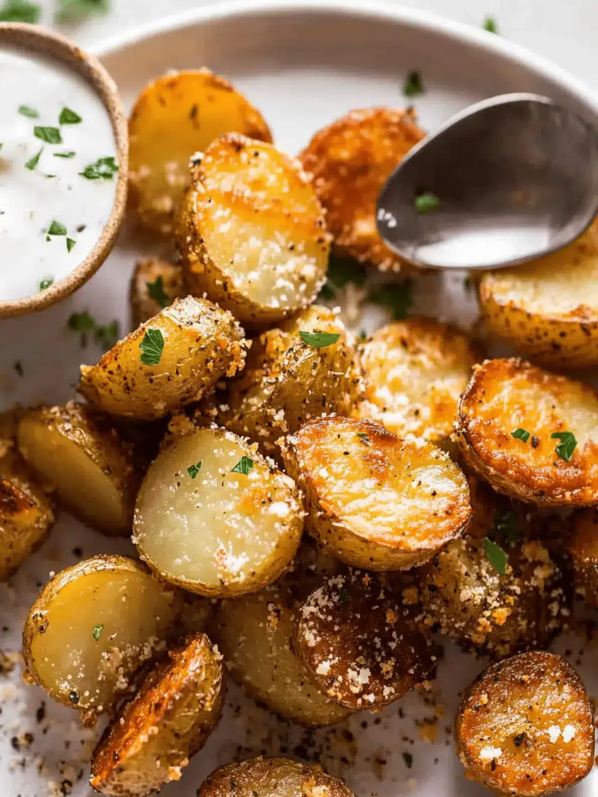 Crispy Roasted Parmesan Potatoes