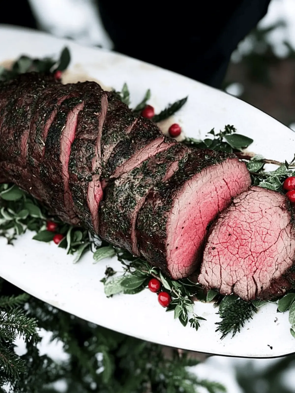 Herb Roast Beef Tenderloin: Your Festive Flavor Centerpiece 4 Herb Roast Beef Tenderloin