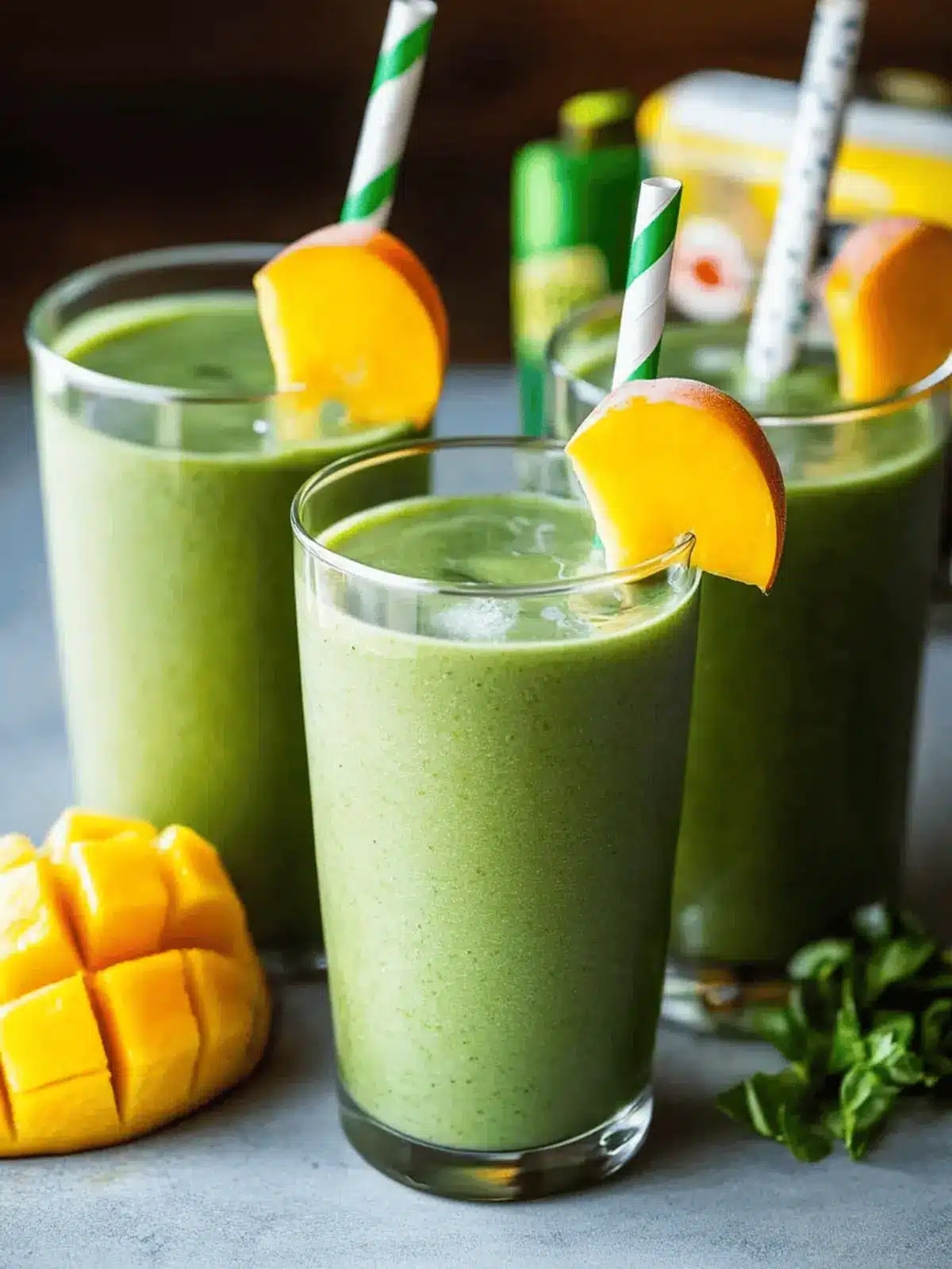 Mango Green Smoothie
