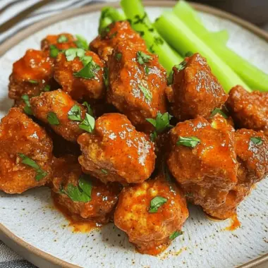 Buffalo Tofu Wings
