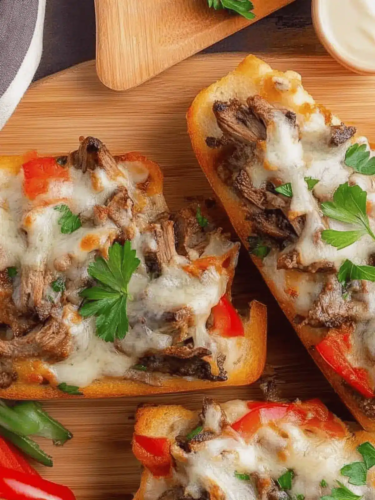 Philly Cheesesteak Cheesy Bread That'll Wow Your Guests 4 Philly Cheesesteak Cheesy Bread