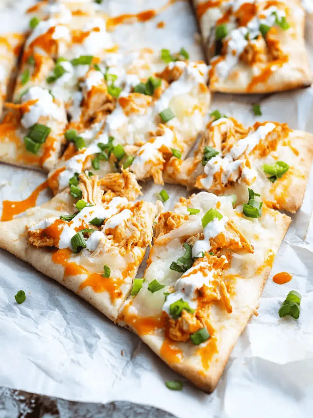 Buffalo Chicken Flatbread
