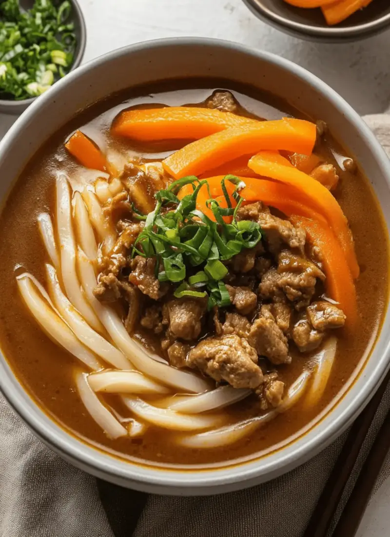 Savory Japanese Curry Udon in Just 30 Minutes Flat 1 Japanese Curry Udon