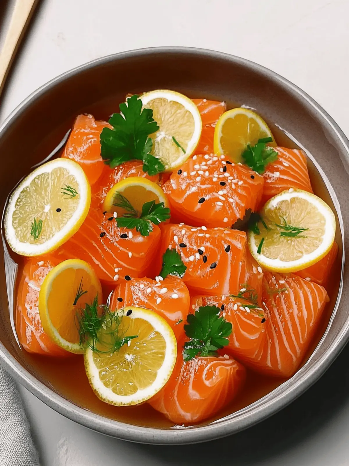 Savory Salmon Crudo with Citrus Soy Dressing in Minutes