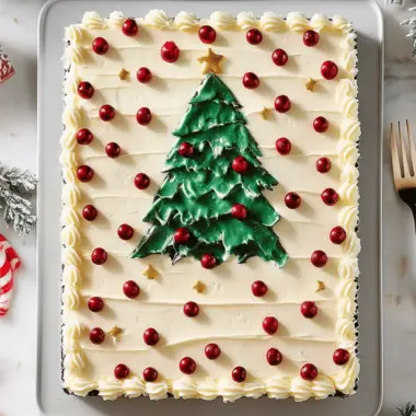 Christmas Sheet Cake
