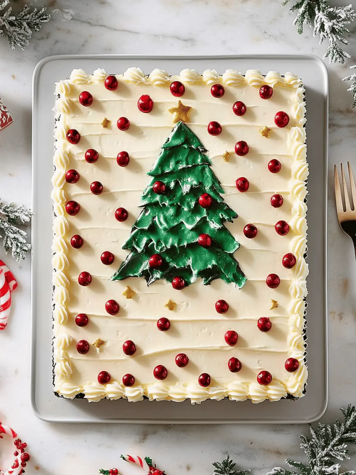 Delicious Christmas Sheet Cake for Festive Celebrations 5 Christmas Sheet Cake
