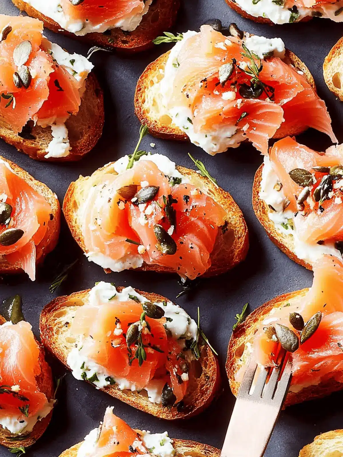 Smoked Salmon Crostini