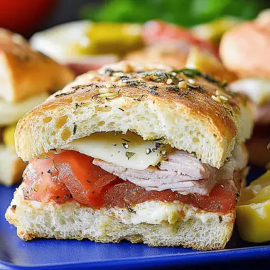 Hot Italian Sub Sliders