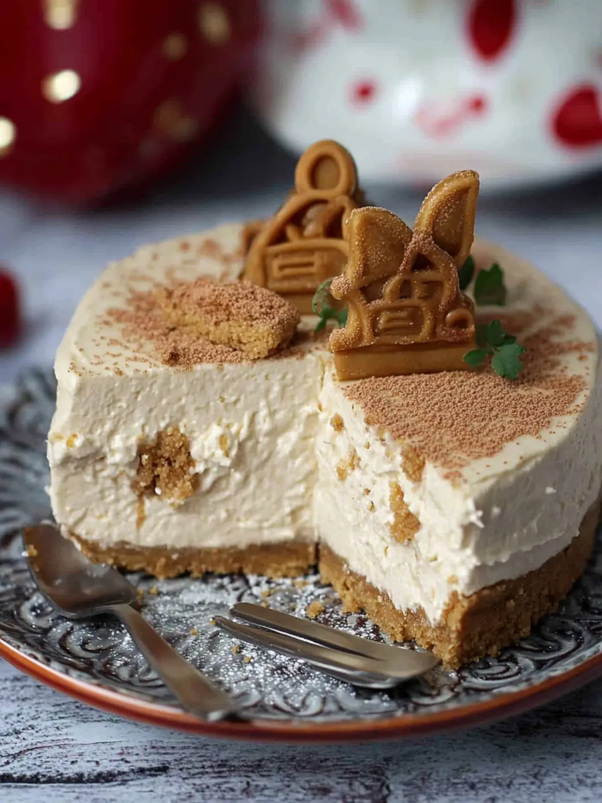 Gluten Free Biscoff Cheesecake