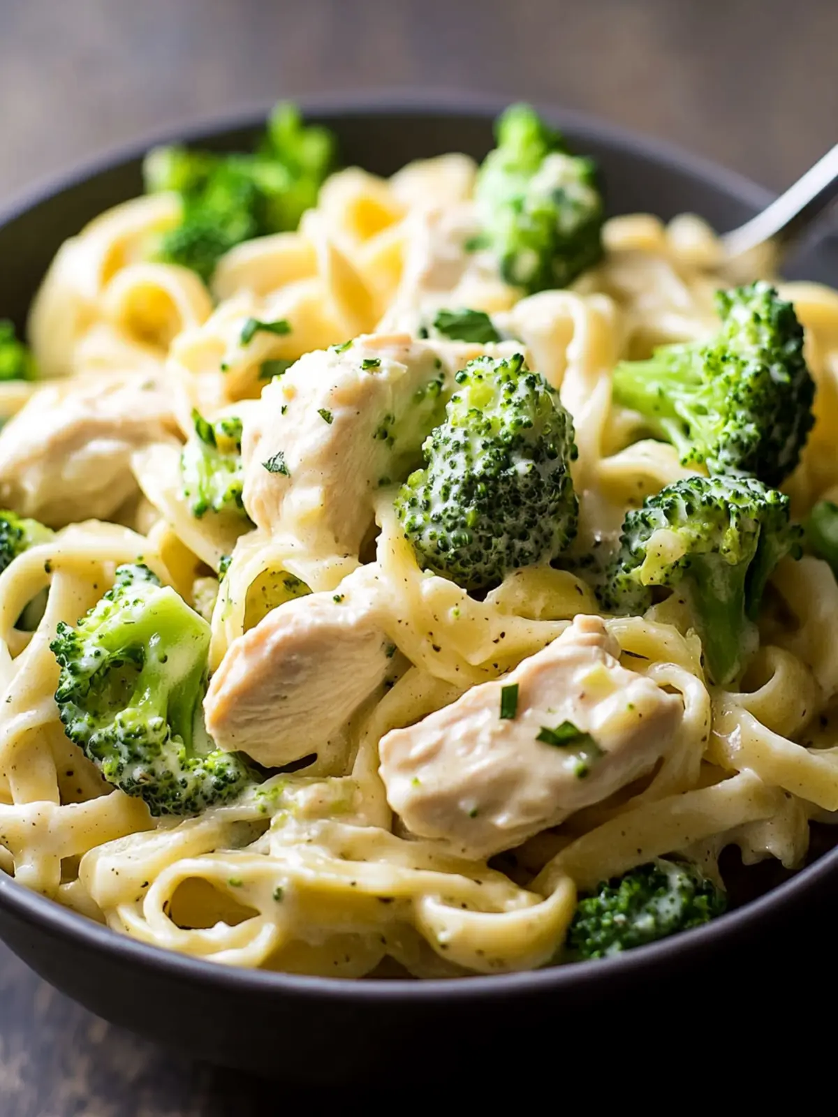 Crock Pot Chicken Alfredo with Broccoli