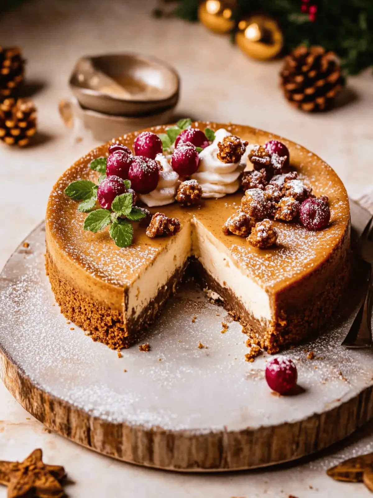 Gingerbread Cheesecake