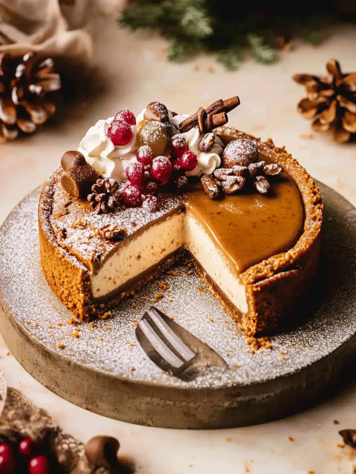 Gingerbread Cheesecake