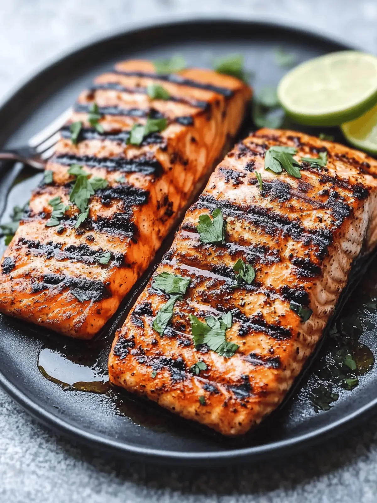 Irresistible Cajun Grilled Salmon with Honey Butter Bliss