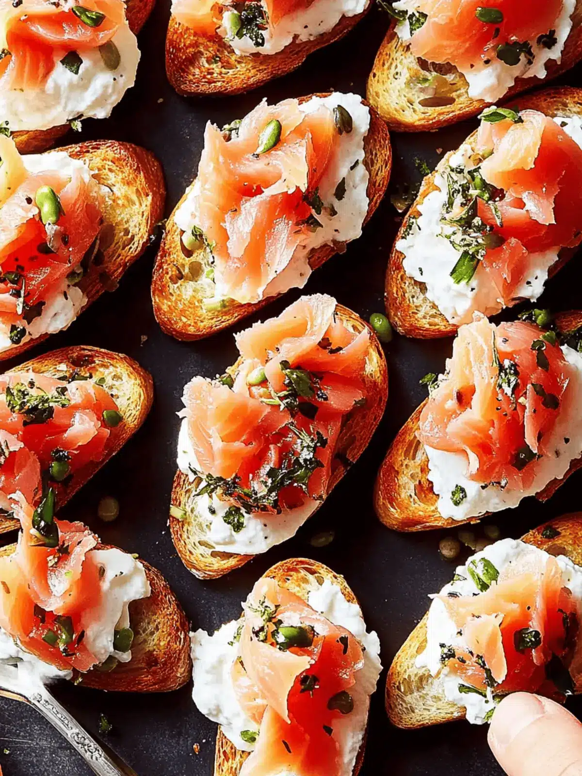 Smoked Salmon Crostini