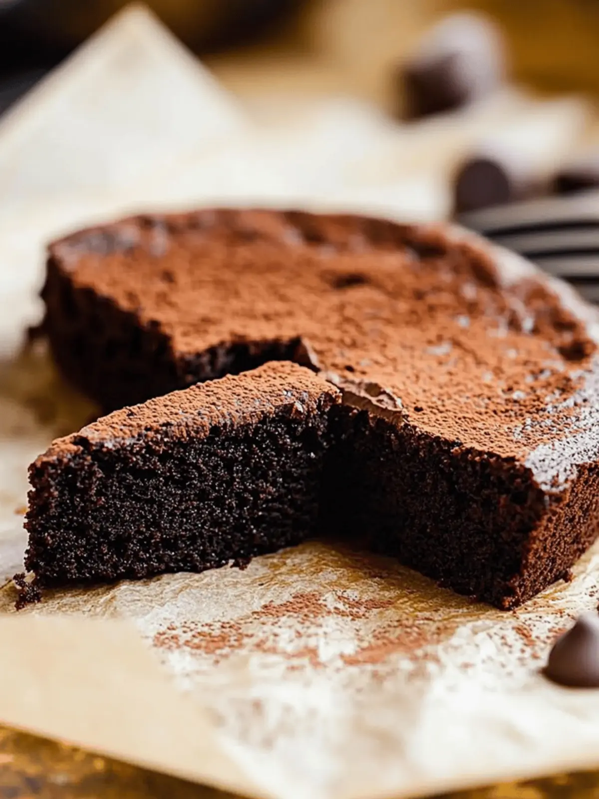 Irresistibly Dense & Fudgy Flourless Chocolate Cake Recipe 4 Dense & Fudgy Flourless Chocolate Cake