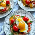 Breakfast Egg Crostini with Tabasco