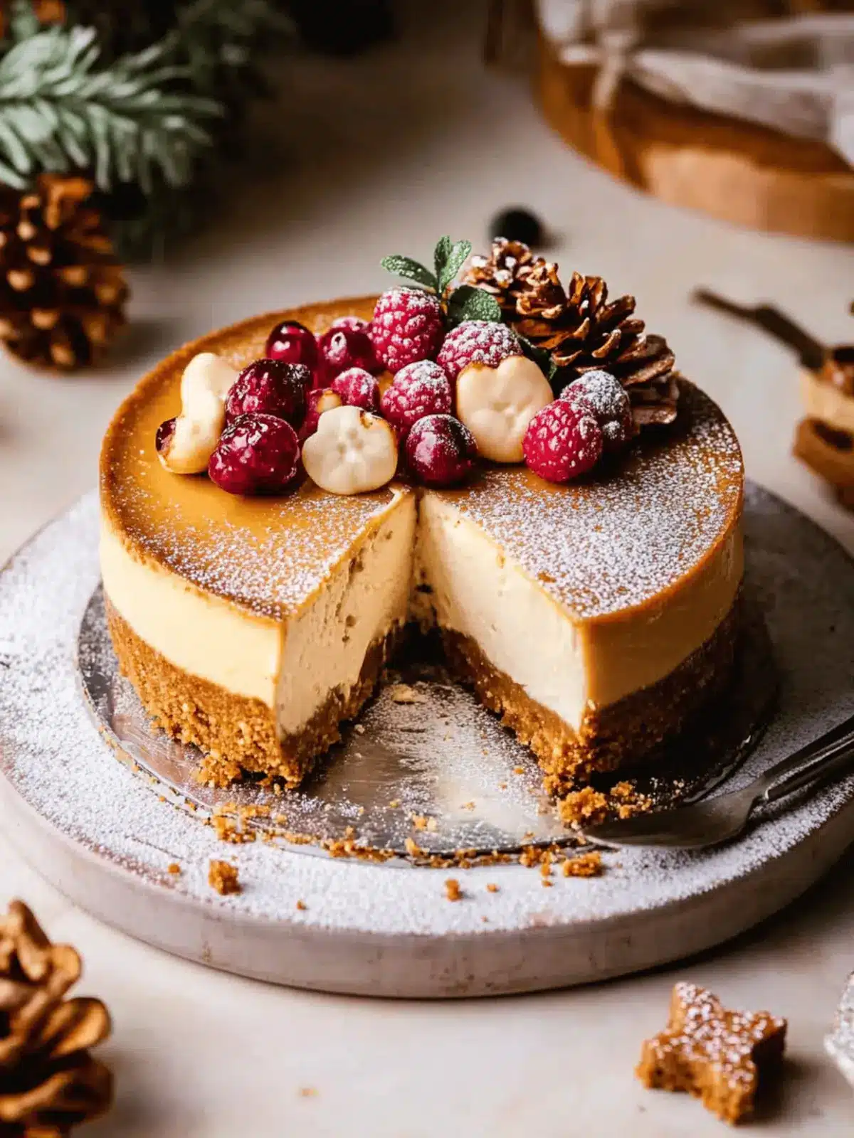 Gingerbread Cheesecake