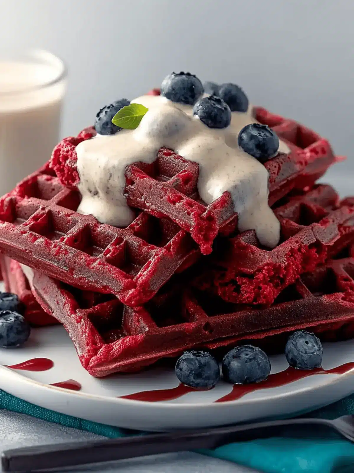 Red Velvet Waffles Recipe