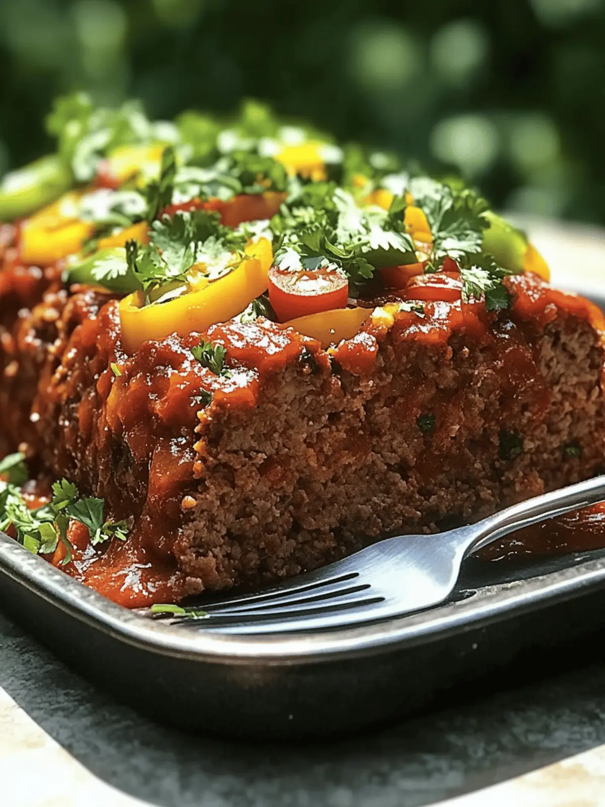 Tex-Mex Meatloaf Packed with Flavor and Comfort