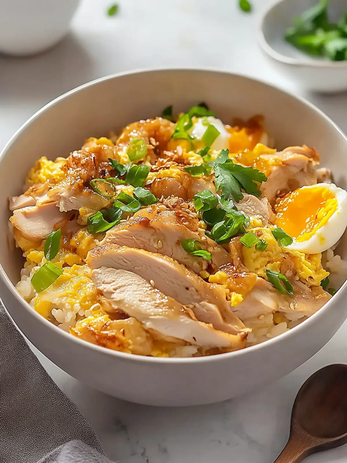 15-Minute Oyakodon (Japanese Chicken and Egg Rice Bowl)