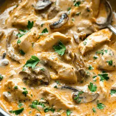 Chicken Mushroom Stroganoff