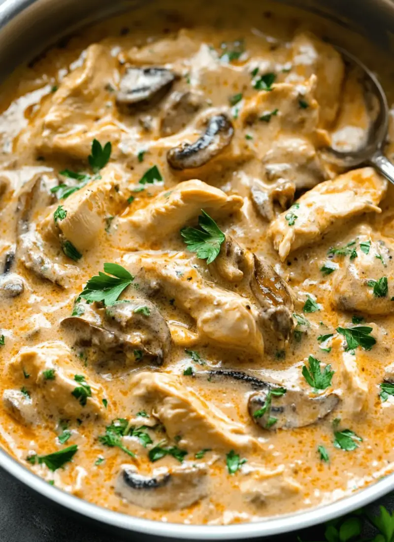 Chicken Mushroom Stroganoff