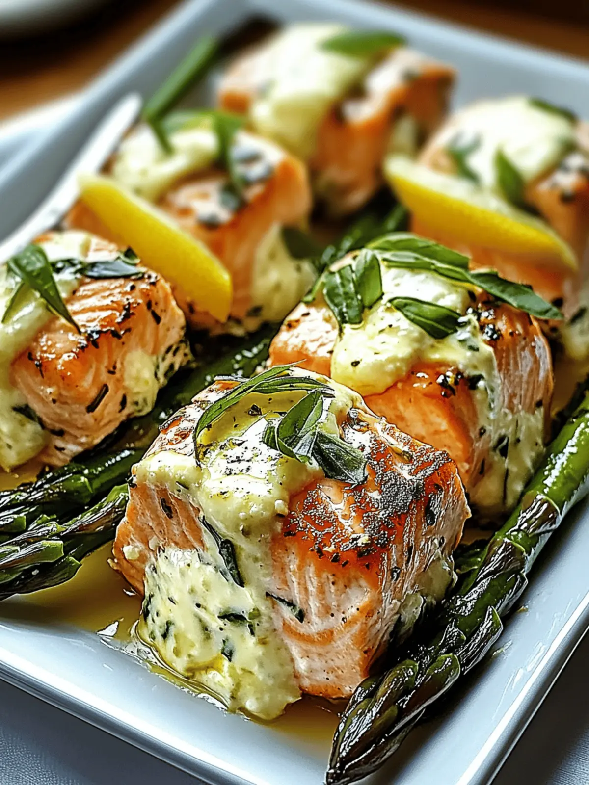 Asparagus and Lemon Basil Ricotta Stuffed Salmon Rolls Delight