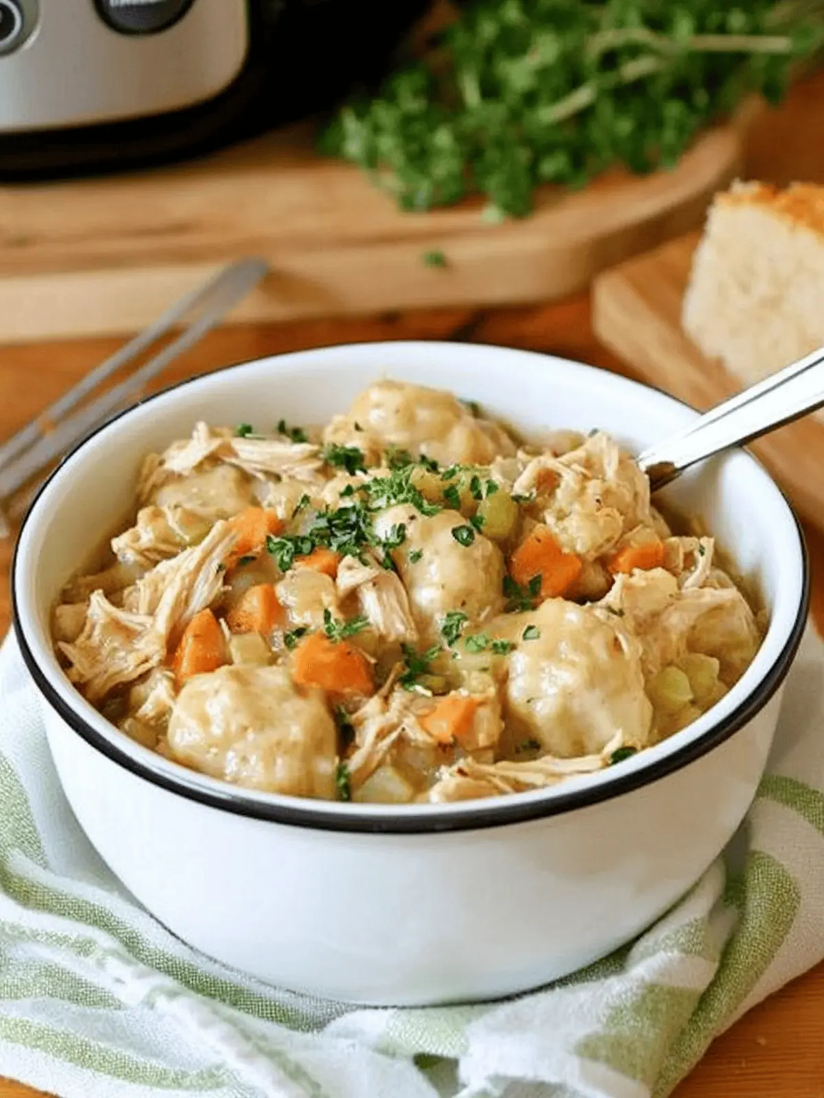 Instant Pot Chicken and Dumplings