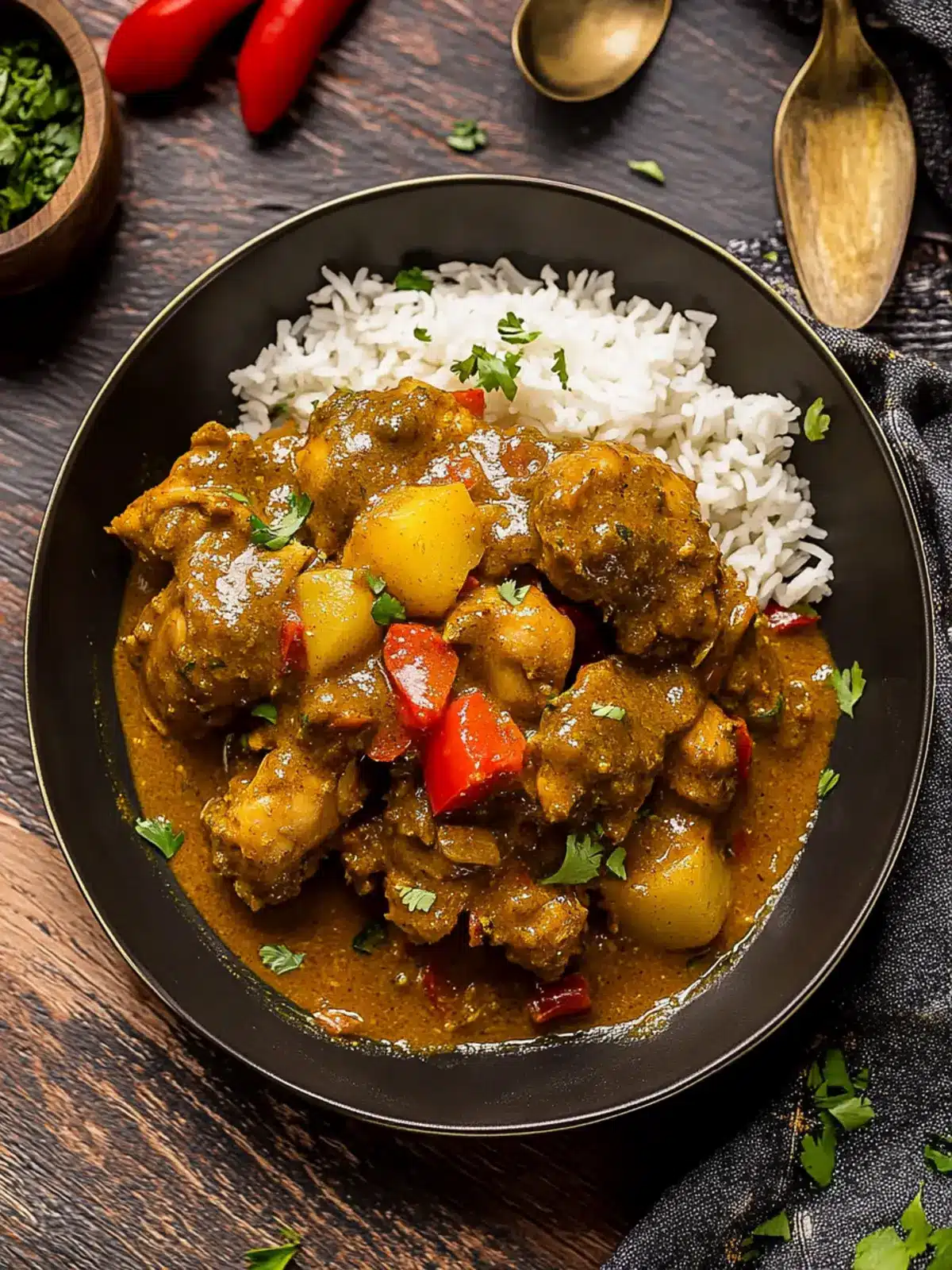 Authentic Jamaican Curry Chicken: A Taste of Caribbean Bliss 3 Authentic Jamaican Curry Chicken