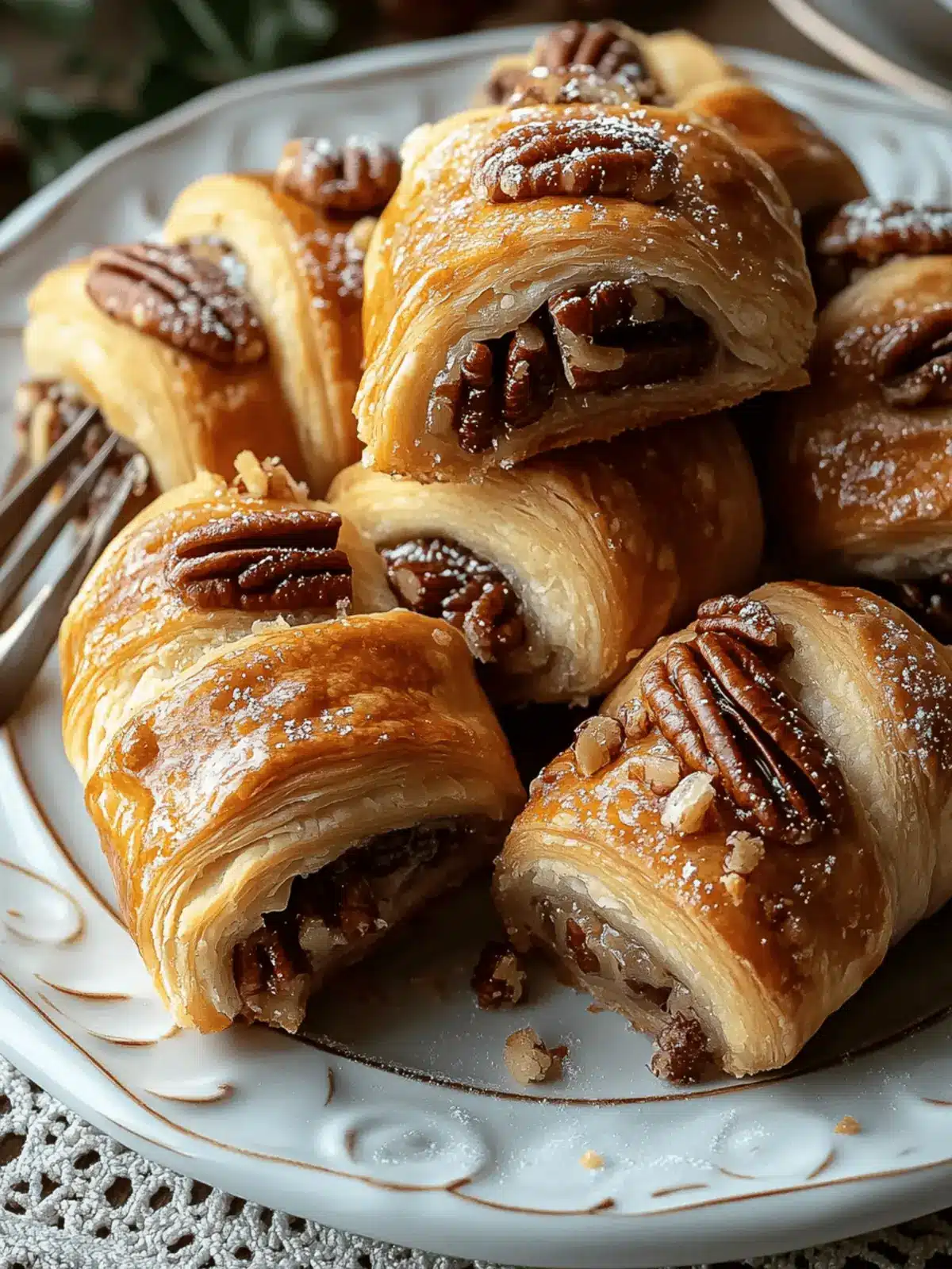 Pecan Pie Crescent Rolls