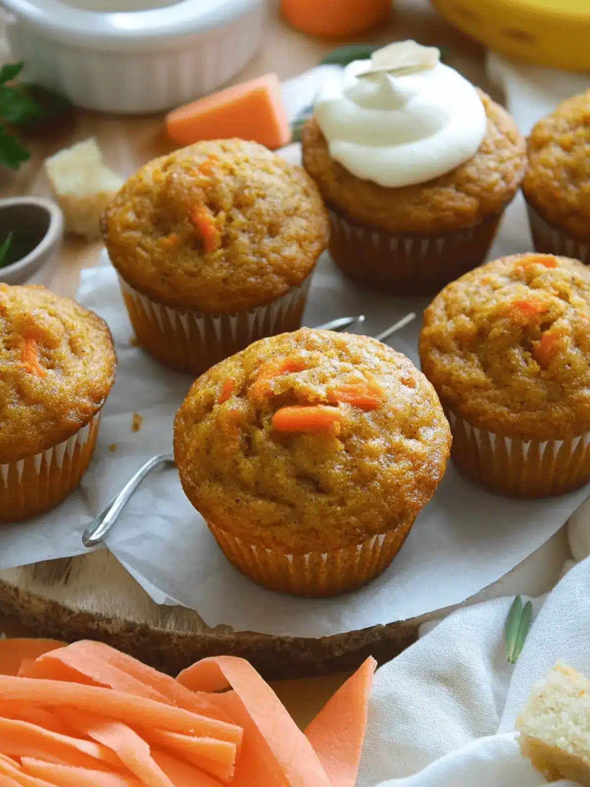 Carrot Cake Muffins