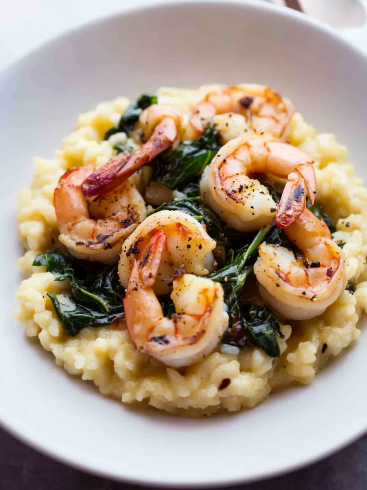 Shrimp and Swiss Chard Risotto