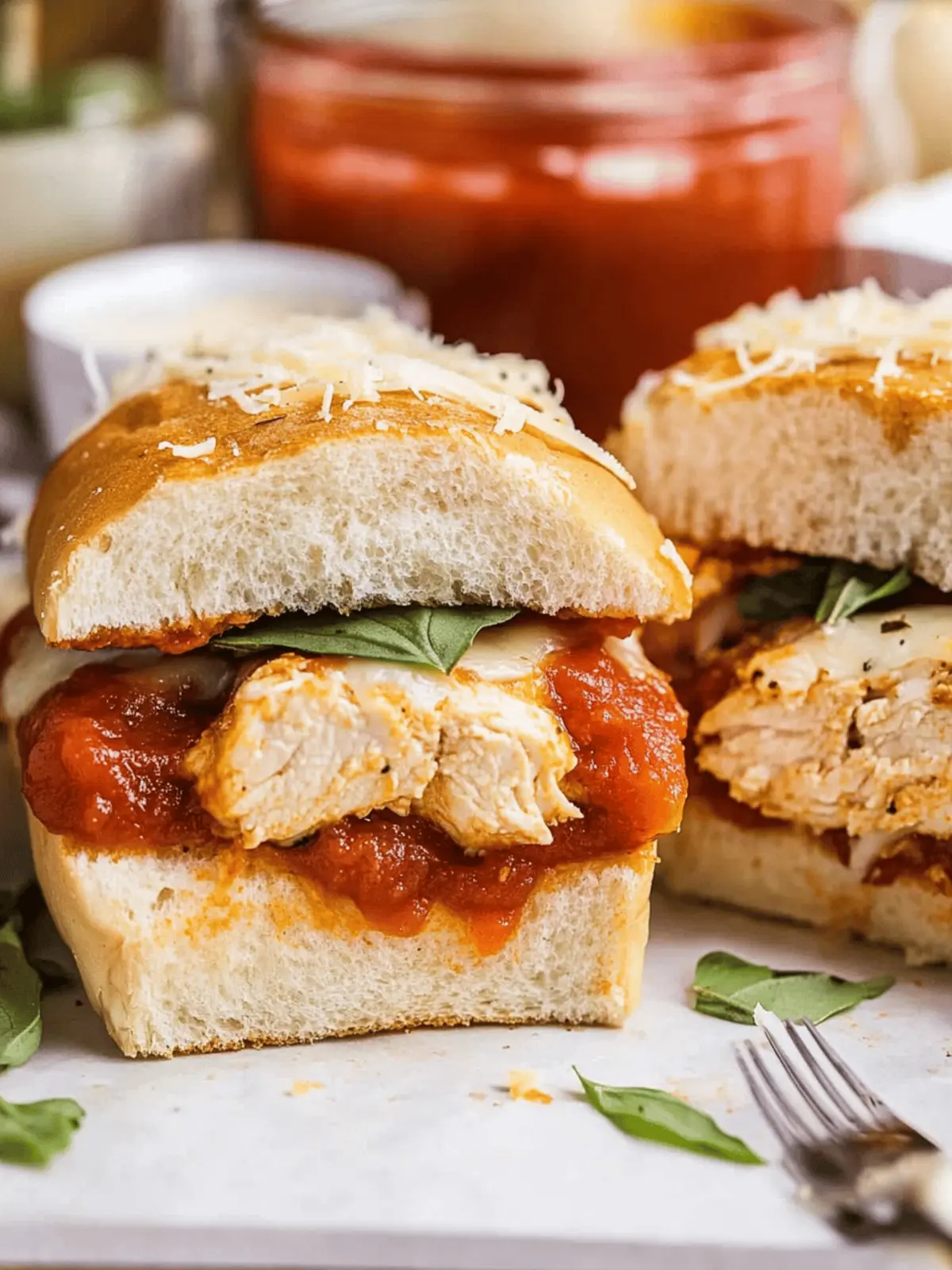 Chicken Parmesan Subs